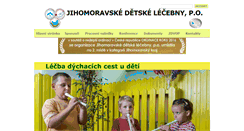Desktop Screenshot of detskelecebny.cz