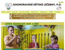 Tablet Screenshot of detskelecebny.cz